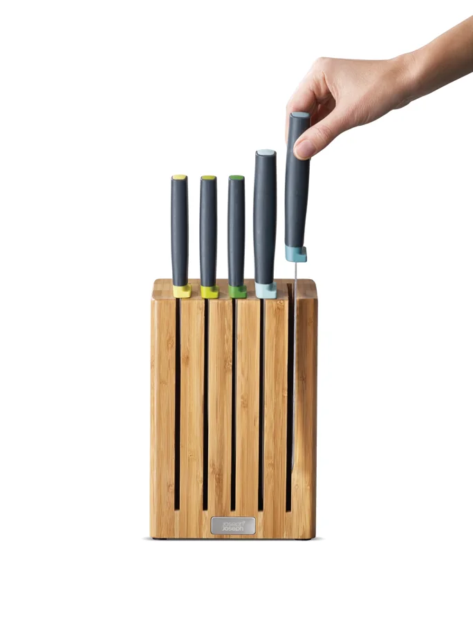Elevate Messerblock, 5tlg, Bambus, 35.5x14.9x6.1cm