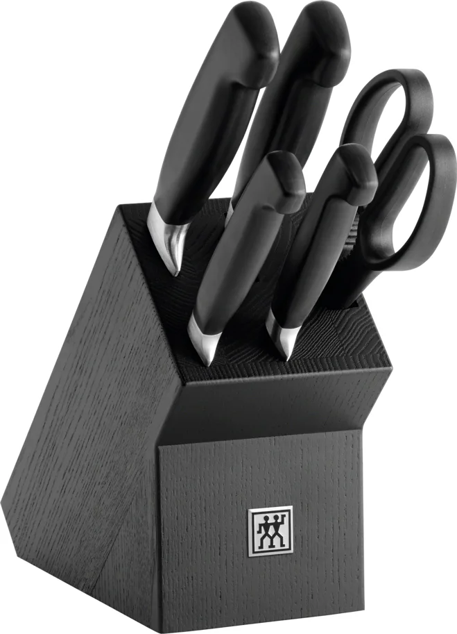 6tlg. Four Star Messerblock Lady Block schwarz
