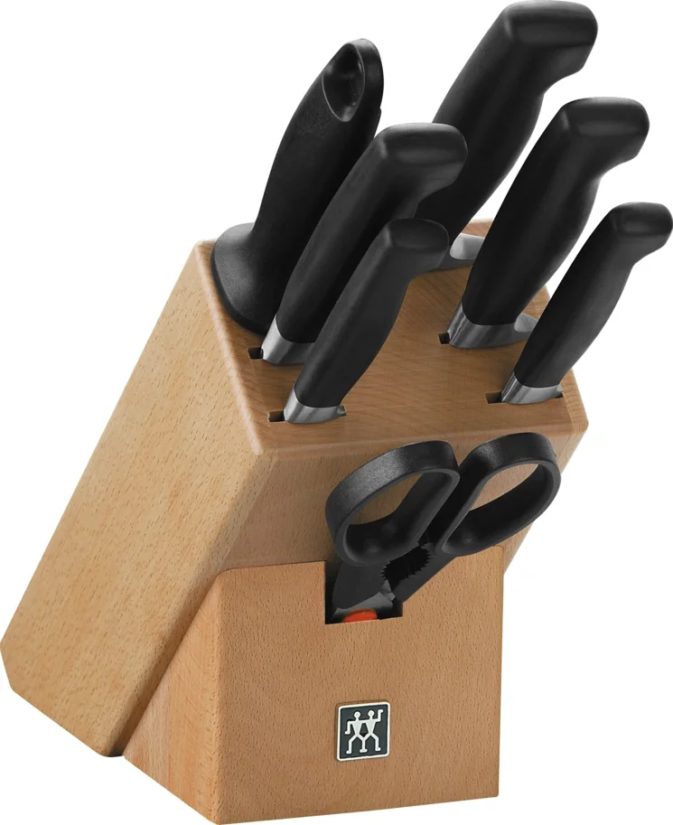 8tlg. Four Star Messerblock natur