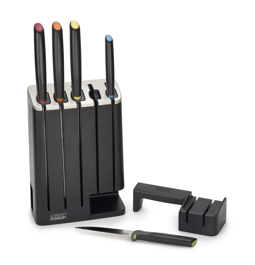Elevate Knives SlimBlock 5tlg. Messers. mit Messerschl.-Schw