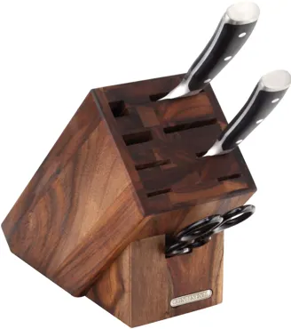 Akazie Messerblock 8er 22x11.5x22cm