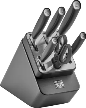 7tlg. All Star Selbstschärfender Messerblock silber