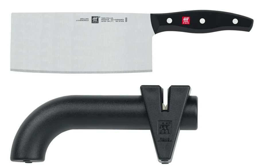 2tlg. Asia Set Chin.Chef+Schärf. schwarz