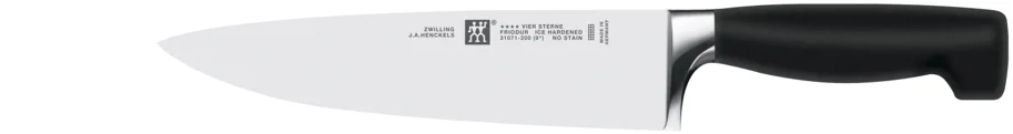 Vier Sterne Kochmesser 200 mm