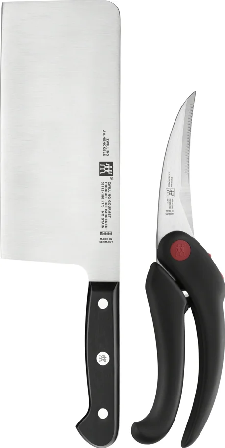 2tlg. Gourmet Messerset (Hackm.+Schere)