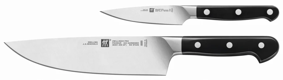 2tlg. Pro Messerset (Spick+Kochmesser)