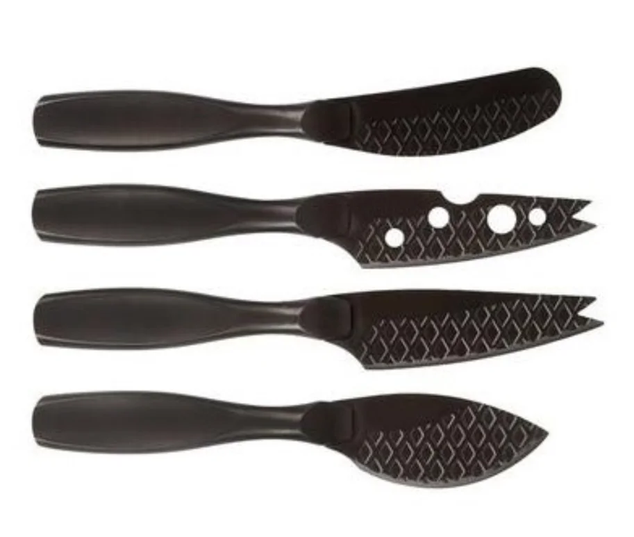 Käsem.-Set Mini Monaco+ Schwarz schwarz Edelstahl 190x190x24