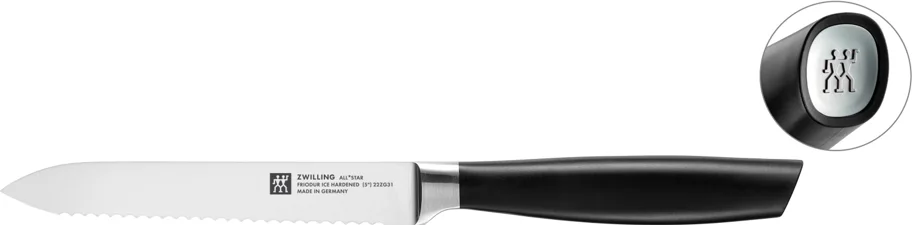 All Star Universalmesser 130, chrome-silber