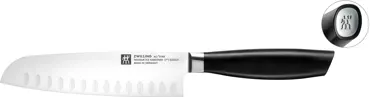 All Star Santoku m. Kullen 180, chrome-silber