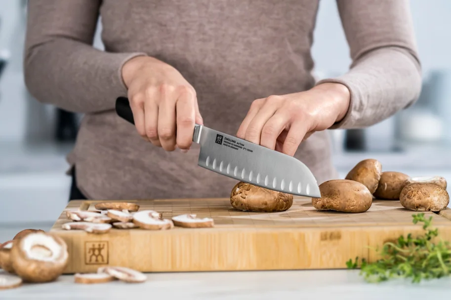 All Star Santoku m. Kullen 180, chrome-silber