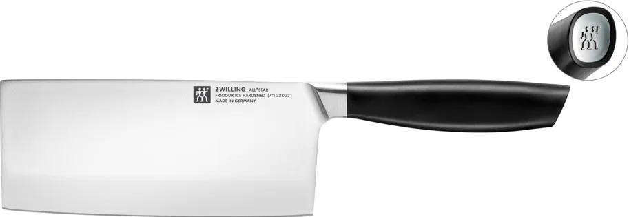 All Star Chin. Kochmesser 180, chrome-silber