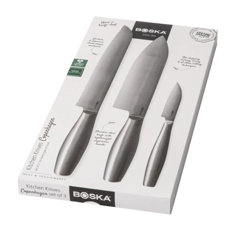 3tlg Copenhagen Küchenmesser Set