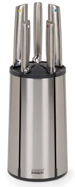 Elevate Edelstahl Messerkarusell 5tlg.