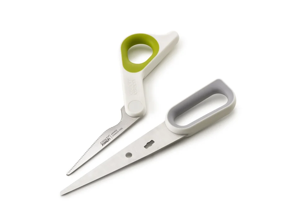 PowerGrip Küchenschere, weiss grün, 22.4x9.1x1.8cm