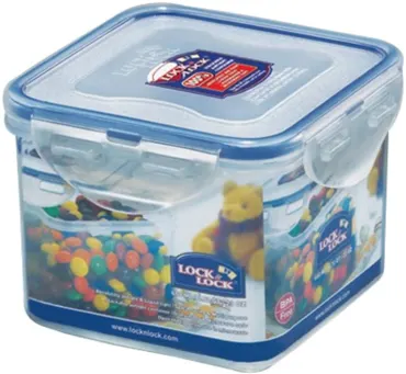 Vorratsdose quadratisch 0.68lt 12.1x12.1x8.7cm