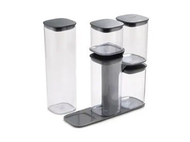 Food Store Podium 5tlg., grau