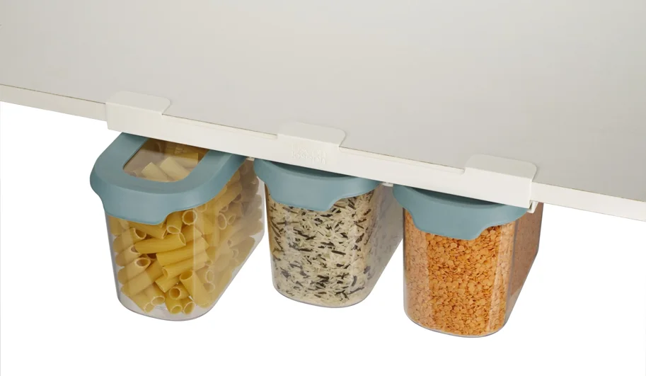 CupboardSt. 3tlg. Aufbewahrungss. Platz unter Regal 3x1,3L