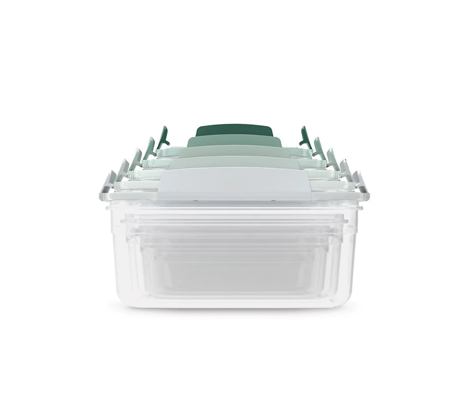 Nest Lock Sage Vorratsdosenset 5tlg., 20x16.3cm