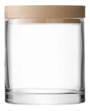 Lotta Behälter mit Deckel aus Esche H19cm