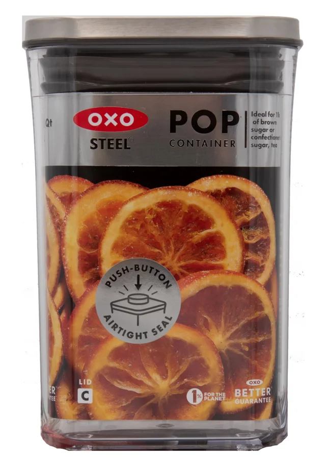 GG Steel POP Behälter quadratisch klein 1.0L