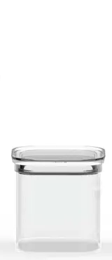 Vorratsglas mit Glasdeckel 0.8l 11x11x11cm