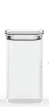 Vorratsglas mit Glasdeckel 1.4l 11x11x20cm