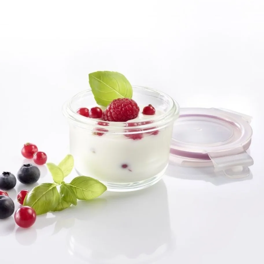 Glas-Frischhaltedose, 150ml, rund