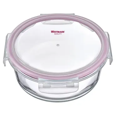 Glas-Frischhaltedose, 400ml, rund