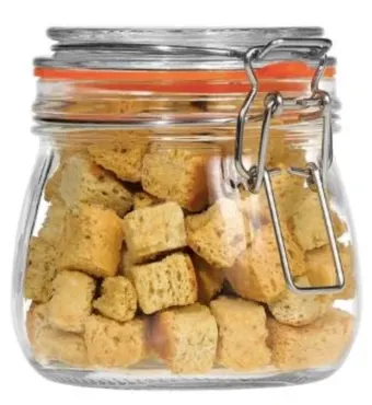 Aufbewahrungsglas mit Bügelverschluss 500ml