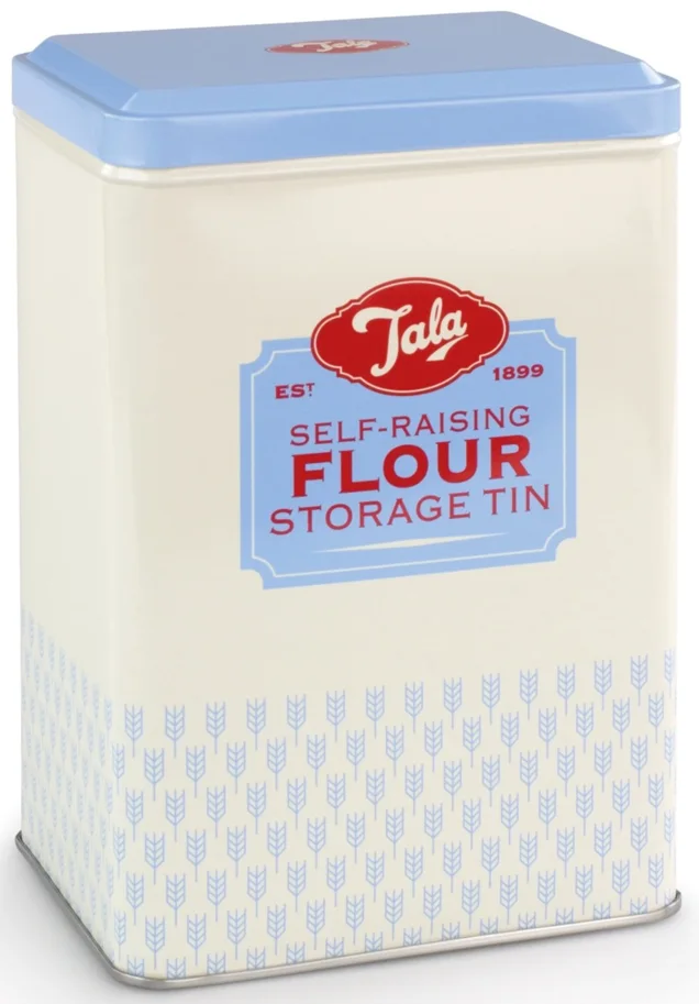 Aufbewahrungsdose Self-Raising-Flour blau