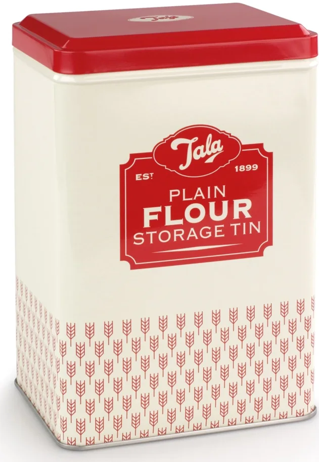 Aufbewahrungsdose Plain Flour rot 9.2x18.6x12.1cm