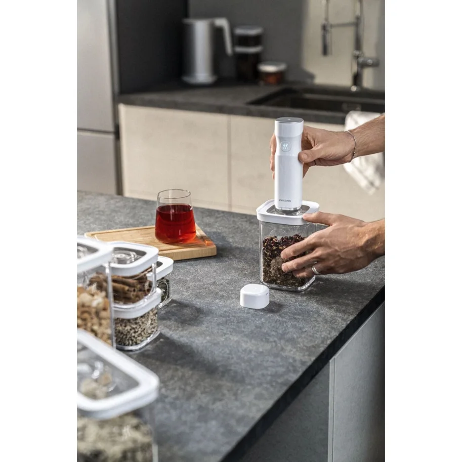 Cube Box S, 7.6x10.7x10.7cm, 320ml, Transparent-weiss