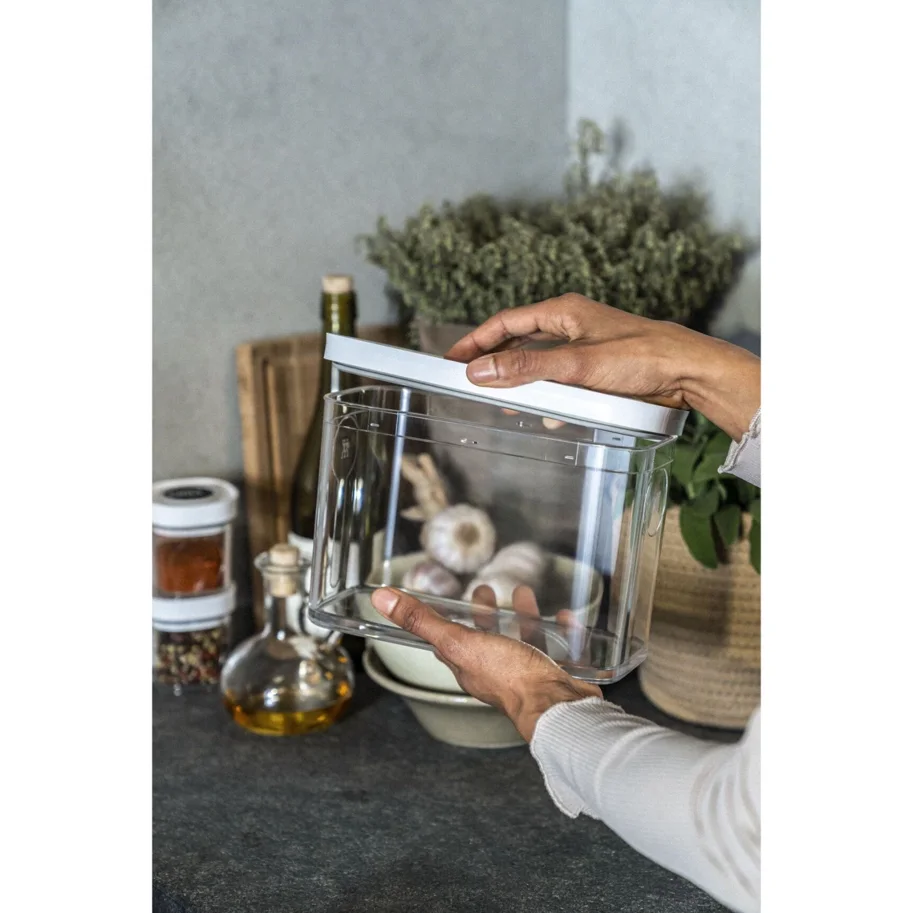 Cube Box 3M, 22.8x21.4x10.7cm, 2.9l, Transparent-weiss