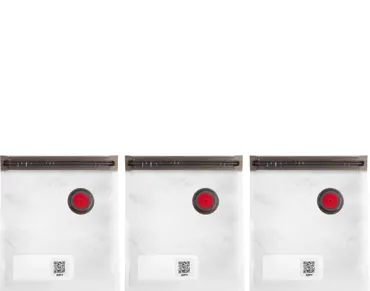 10tlg. Vakuum Beutelset S 23x20cm 1.25L