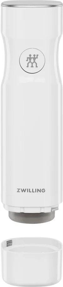 Vakuumpumpe mit USB, 5x5x19cm, weiss