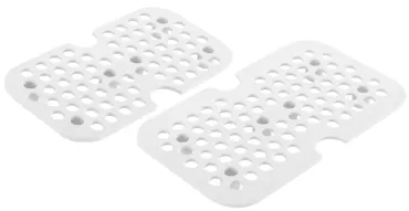 2er Set Vakuum Zubehörset Abtrg Gitter M/L Weiss