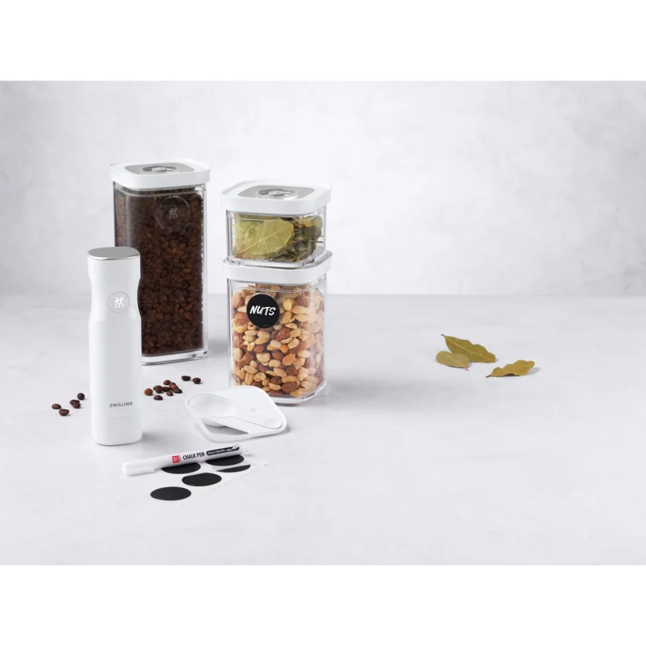 6tlg. Cube Vakuum Starter Set S transparent-weiss