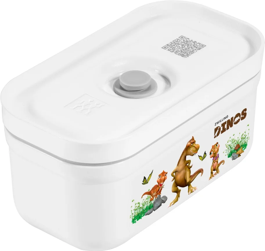 Vakuum-Lunchbox S, Kunststoff,Dino, 15.6x8.7x7.7cm - 0.5L