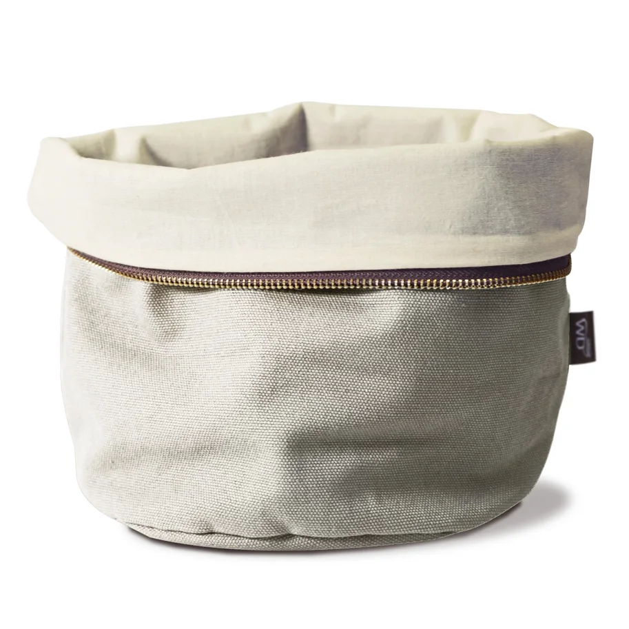 Brottasche aus Baumwolle 20cm beheizbar, beige