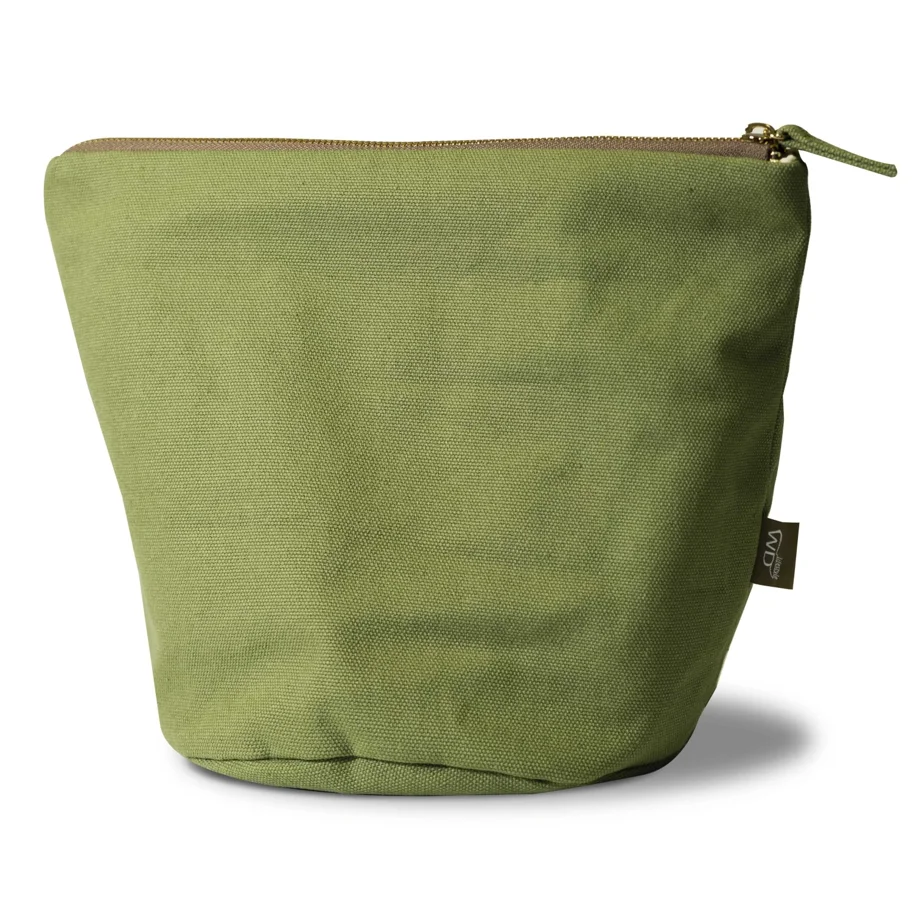 Brottasche aus Baumwolle 20cm beheizbar, grün