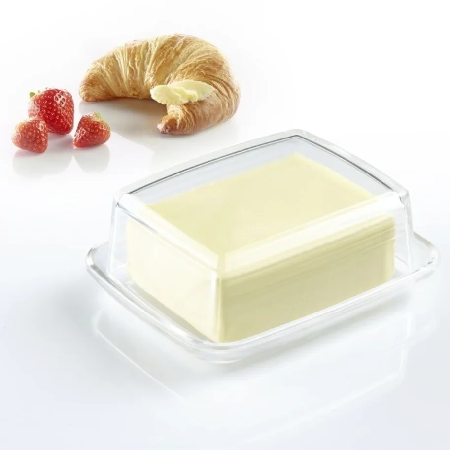 Butterdose Glas, 14.3x11.8cm