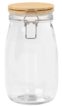 Aufbewahrungsglas mit Bambusdeckel 700ml