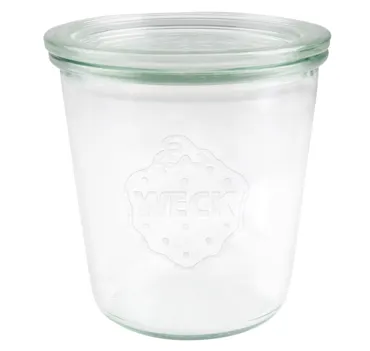 WECK Sturzglas hoch 290ml RR80 mit Deckel
