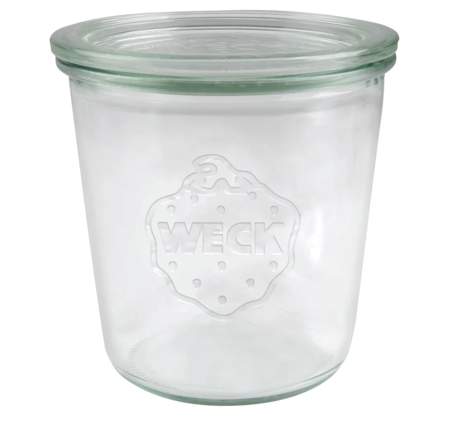 WECK Sturzglas 580ml RR100 mit Deckel