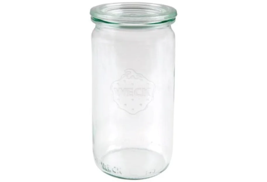 WECK Zylinderglas 340ml RR60 mit Deckel