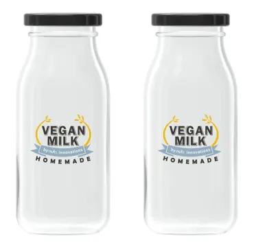 2er Set Flaschen Vegan Milk 2x220ml