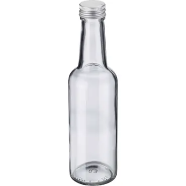 Gradhalsflasche 250ml, m. 28 mm Schraubdeckel