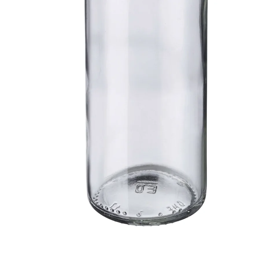 Gradhalsflasche 250ml, m. 28 mm Schraubdeckel