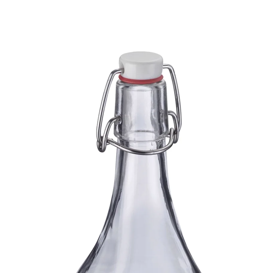 Bügelverschlussflasche 1l, m. Anhänger