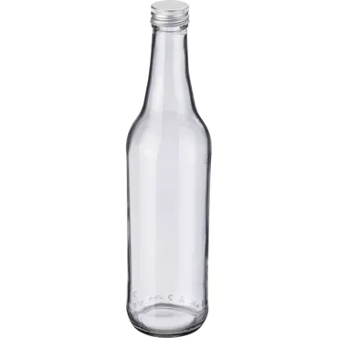 Gradhalsflasche 500ml, m. 28 mm Schraubdeckel